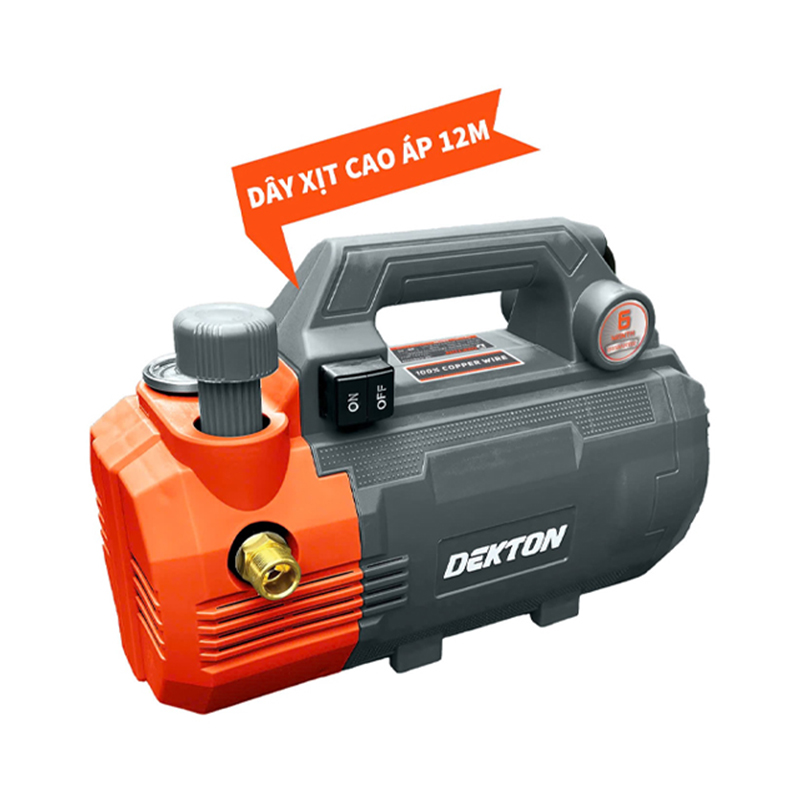 Máy xịt rửa áp lực 2350W Dekton DK-CWR2350PRO (Xám)