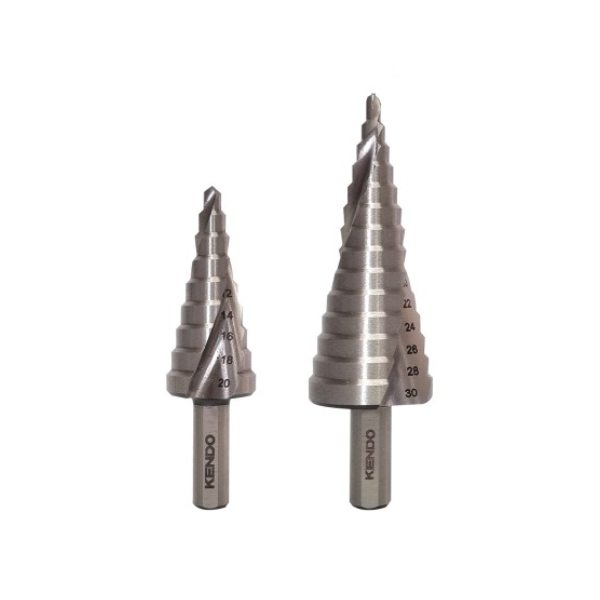 Mũi khoan bước rãnh xoắn 4-20 x 8 x 75mm bằng HSS M2 Kendo 19152012