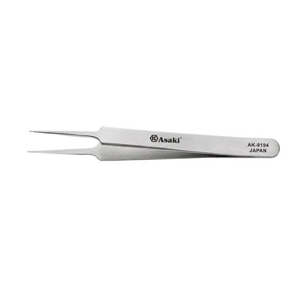 Nhíp inox gắp linh kiện mũi nhọn 120x9x2mm Asaki AK-9194