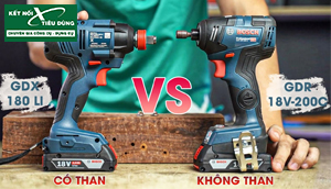 [Review] Bosch GDR 18V-200C Có Hơn GDX 180LI? Máy Bắn Vít Thế Hệ Mới Của Bosch, Lực Vặn 200Nm