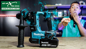 [Review] Khoan Búa Pin 18V Makita DHR171: Cao Cấp, Khử Rung, Khoan Bê Tông Tới 17mm