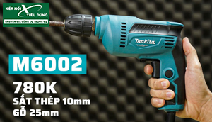 [Review] Máy Khoan Thế Hệ Mới Makita MT M6002 450W, Giá Tốt Bất Ngờ, Đầu Vặn Tay Không Cần Chìa
