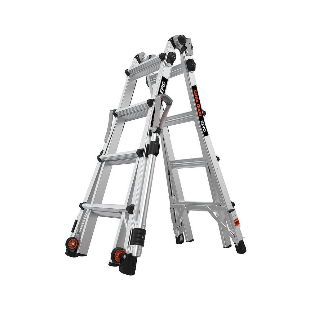 Thang nhôm rút chưa A Little Giant Epic M17 16817-875 (Có chân cân bằng và bộ 5 phụ kiện)