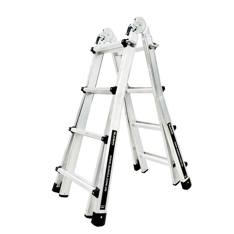 Thang nhôm rút đôi chữ A Sumika SKM404