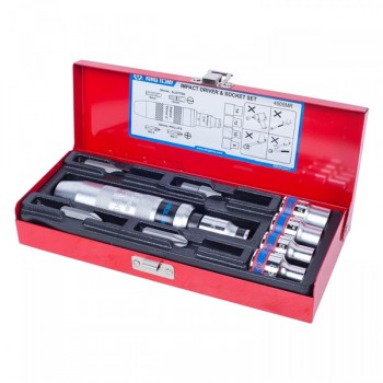 1/2" bộ mũi vít 10 cái hệ mét Kingtony 4505MR