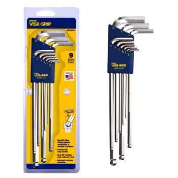 1.5-10mm Bộ lục giác đầu bi 9 cây IRWIN T9097080
