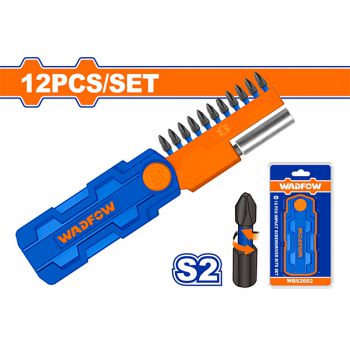 Bộ 12 mũi bắt vít từ đóng Wadfow WBS2602