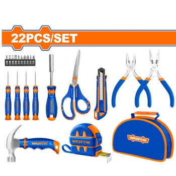 Bộ 22 món dụng cụ cầm tay tiện dụng WadFow WHSAM22