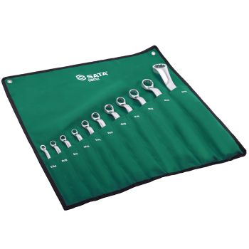 Bộ cờ lê hai đầu vòng 10 chi tiết Sata 08012