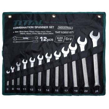 Bộ cờ lê vòng miệng 12 chi tiết Total THT1022121 6-24mm