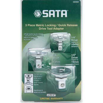 Bộ đầu chuyển cờ lê tự động 3 chi tiết Sata 09084