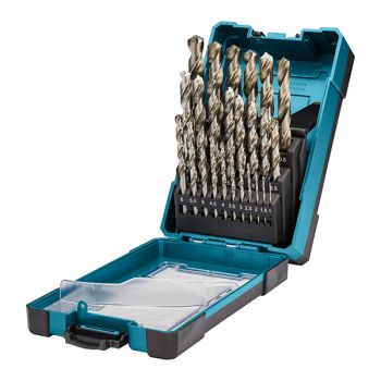 Bộ mũi khoan kim loại 25 chiếc HSS-G Makita D-67555 (1.0-13mm)
