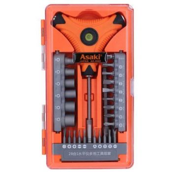 Bộ tua vít thủy đa năng 28 chi tiết Asaki AK-9081