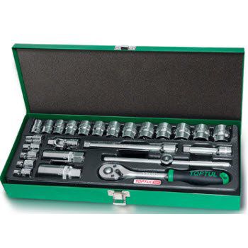 Bộ tuýp lục giác mờ 3/8" 25 món Toptul GCAD2502