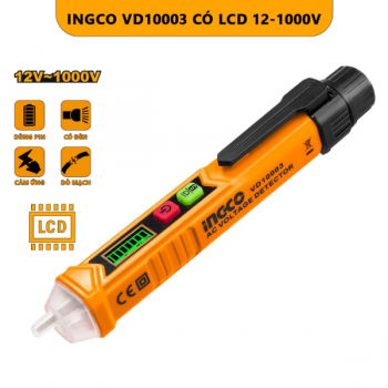 BÚT THỬ ĐIỆN KỸ THUẬT SỐ 1000V INGCO VD10003