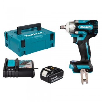 Combo Makita 20 - Máy Siết Bu Lông Dùng Pin DTW300 + Pin 3.0Ah + Đế Sạc Nhanh