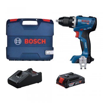 Combo Máy Khoan Pin GSR 18V-65 + 1 Pin 2.0Ah + 1 Sạc Nhanh