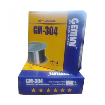 Dây hàn Inox Kim tín Gemini 1.0mm GM-304 (Cuộn 5Kg)