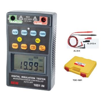 Đồng hồ đo điện trở cách điện SEW 1651 IN (1000VDC, 500VAC, 0-2000MΩ)