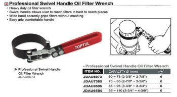 Dụng cụ mở lọc dầu TOPTUL JDAU6073