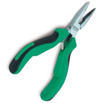 Kìm điện mũi dài màu xanh Toptul DFBJ2205 5"