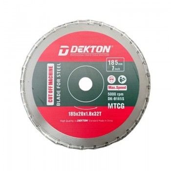 Lưỡi cắt sắt hợp kim 185x20mm x 32T Dekton DK-B185S