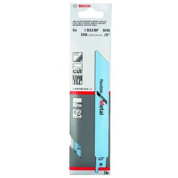 Lưỡi cưa kiếm sắt S922BF Bosch 2608656014 (bộ 5 lưỡi)