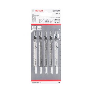 Lưỡi cưa lọng gỗ T308BO (bộ 5 lưỡi) Bosch 2608663868