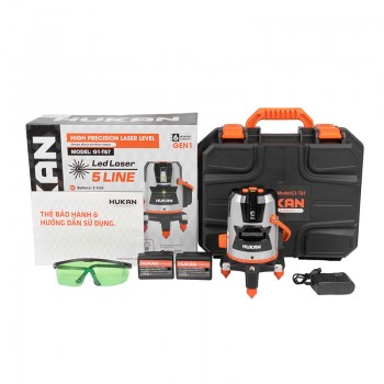 Máy cân bằng Laser 5 tia xanh Hukan G1-T87