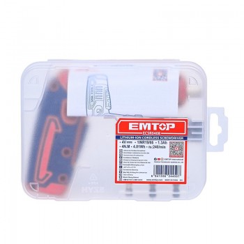 Máy vặn vít mini dùng pin 4V Emtop ECSR0408