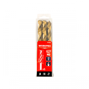 Mũi khoan xoắn HSS-G M2 12.5mm (1 bộ = 5 cái) Workpro WP400194
