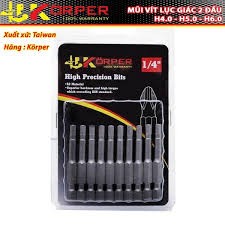 Mũi vít 1/4", đầu lục giác H4.0x50mm Korper KP-966-21-050040