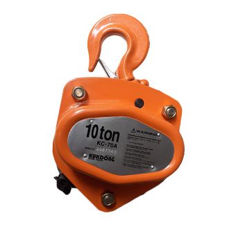 10 tấn Pa lăng xích kéo tay Hàn Quốc 3m Kukdong KC-70A