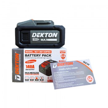 Pin 21V 8.0Ah Dekton M21-B8140PRO