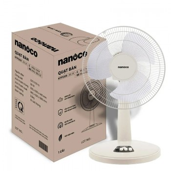 Quạt bàn 30W Nanoco NTF1209BE (Beige)