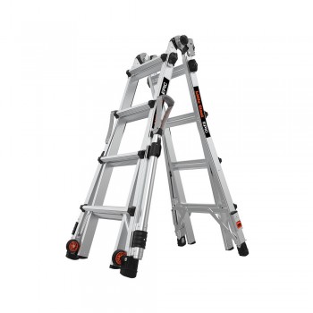 Thang nhôm rút chưa A Little Giant Epic M17 16817-875 (Có chân cân bằng và bộ 5 phụ kiện)
