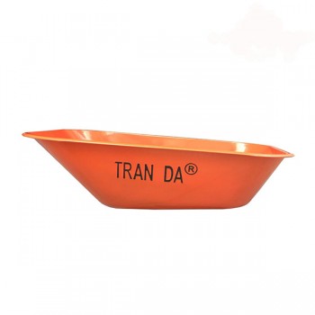 Thùng xe rùa tôn 67 lít miệng tròn Trần Đà dày 0.9mm