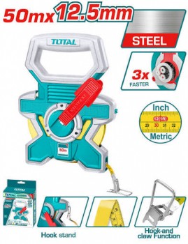 Thước cuốn thép 50mx12.5mm TOTAL TMT08506