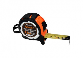 Thước kéo nền vàng cao cấp	3m x 19mm Asaki AK-2762