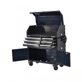 Tủ dụng cụ 104cm - 06 hộc kéo màu đen có bánh xe CSPS VNTC10406B11S