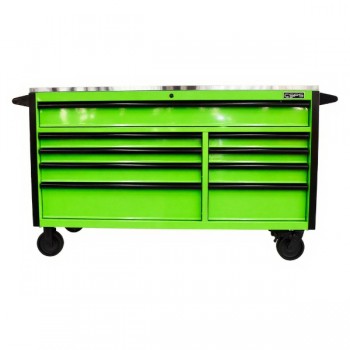 Tủ dụng cụ 152cm - 09 hộc kéo màu xanh lá CSPS VNTC15209B61M