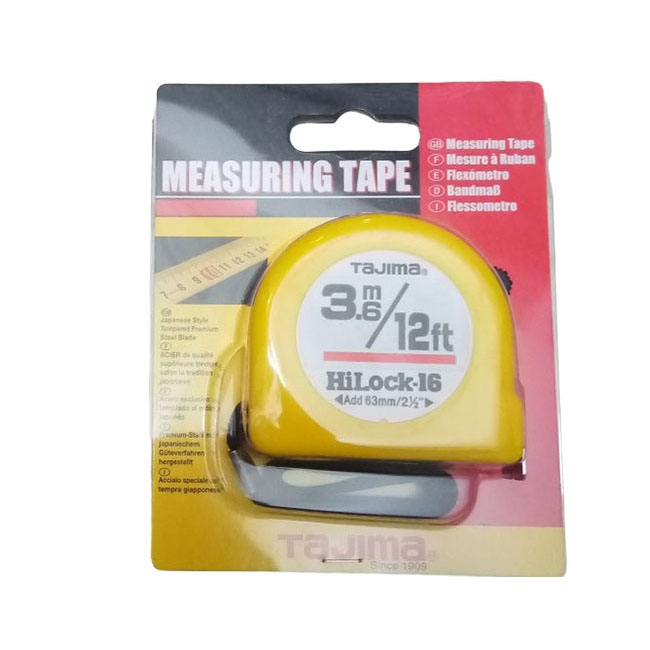 Thước cuộn thép Tajima H6P36DY 3.6m x 16mm