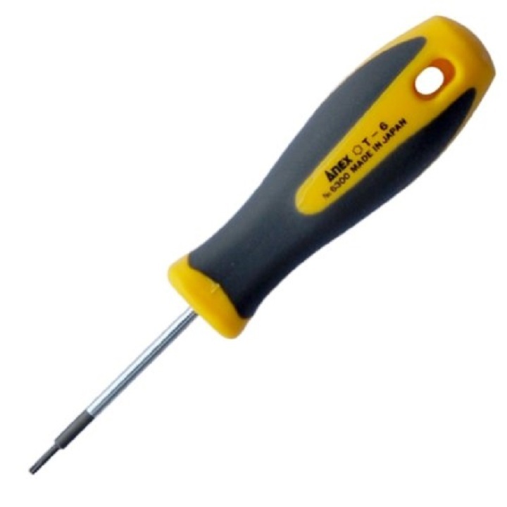 Tua vít hoa thị có lỗ Anex No.6300-T5x50
