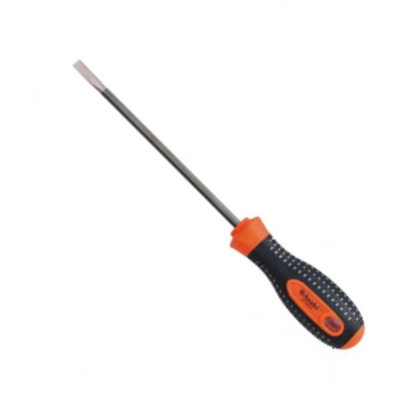Tua vít thép cán cao su chấm bi 6 x 150mm Asaki AK-6330