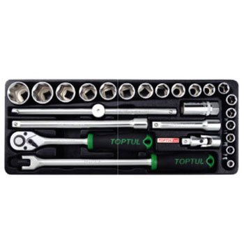 1/2" Bộ tuýp bông hệ inch 25 món TOPTUL GCAT2506