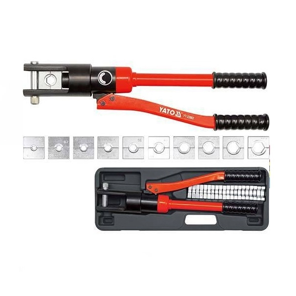 Bộ kìm bấm cốt thủy lực 16-300mm 18-20T Yato YT-22862