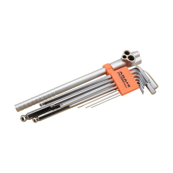 Bộ lục giác bi 9 món kèm tay vặn ASAHI AQHS920