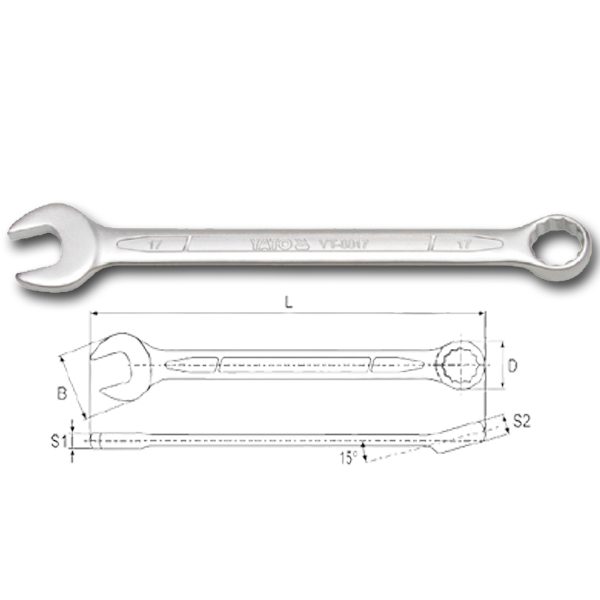 Cờ lê vòng miệng 36mm YATO YT-0036