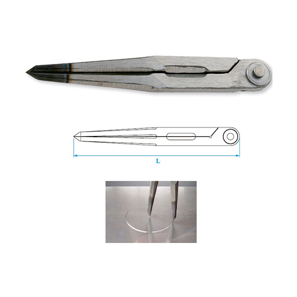 Compa lấy dấu mũi thép cứng 300mm Niigata seiki FD-300