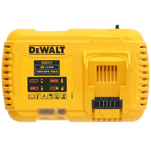 Đế sạc nhanh 12A DeWalt DCB117-KR (18-60V)